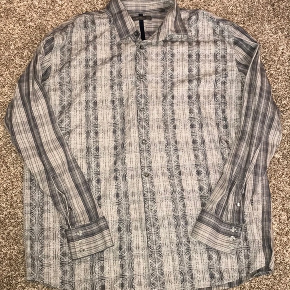 Transcript Men’s Button Shirt - Picture 1 of 5